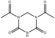 1,5-diacetyl-1,3,5-triazinane-2,4-dione Structure