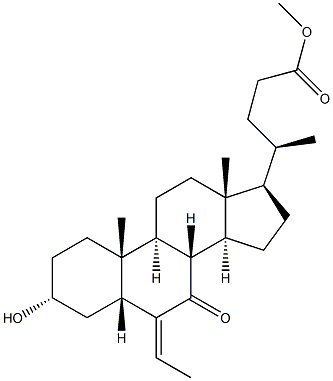 863239-59-2 (E/Z)-3α-hydroxy-6-ethylidene-7-keto-5β-cholan-24-oic acid Methyl ester