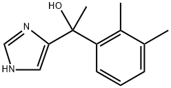 1-(2,3-DiMethylphenyl)-1-(1H-iMidazol-4-yl)ethanol 구조식 이미지