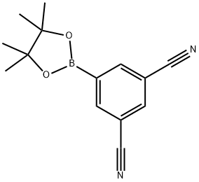 5-(4,4,5,5-tetramethyl-1,3,2-
dioxaborolan-2-yl)isophthalonitrile Structure