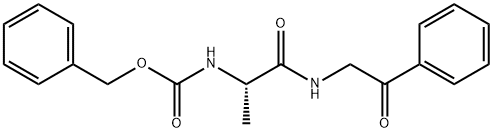 (S)-benzyl 1-oxo-1-(2-oxo-2-phenylethylaMino)propan-2-ylcarbaMate 구조식 이미지