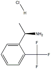 (R)-1-(2-(TrifluoroMethyl)phenyl)ethanaMine hydrochloride Structure