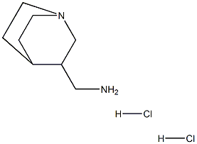 1-Azabicyclo[2.2.2]octane-3-methanamine dihydrochloride Structure