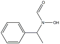 N-히드록시-N-(1-페닐-에틸)-포름아미드 구조식 이미지