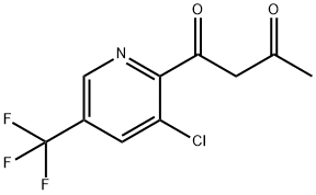 1-(3-Chloro-5-(trifluoroMethyl)pyridin-2-yl)butane-1,3-dione Structure