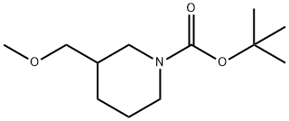 3-MethoxyMethyl-piperidine-1-carboxylic acid tert-butyl ester Structure