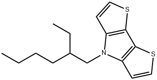 4-(2-Ethylhexyl)-4H-dithieno[3,2-b:2',3'-d]pyrrole 구조식 이미지