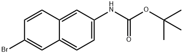 tert-butyl 6-broMonaphthalen-2-ylcarbaMate Structure