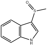 3-(Methylsulfinyl)-1H-Indole Structure