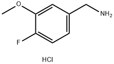 4-Fluoro-3-MethoxybenzylaMineHCl Structure