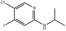 5-chloro-4-iodo-N-isopropylpyridin-2-aMine Structure