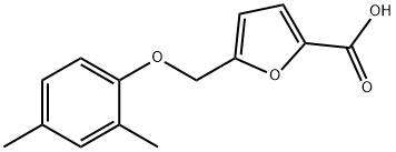 5-(2,4-diMethylphenoxyMethyl)furan-2-carboxylic acid Structure