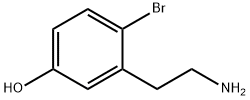 3-(2-AMinoethyl)-4-broMophenol Structure