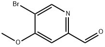 2-Pyridinecarboxaldehyde, 5-broMo-4-Methoxy- Structure