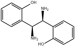 (1S,2S)-1,2-비스(2-히드록시페닐)에틸렌디아민 구조식 이미지