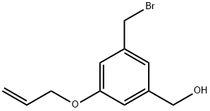 BenzeneMethanol, 3-(broMoMethyl)-5-(2-propen-1-yloxy)- 구조식 이미지