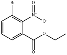 3-broMo-2-니트로-벤조산에틸에스테르 구조식 이미지