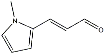 (2E)-3-(1-Methyl-1H-pyrrol-2-yl)-2-Propenal Structure