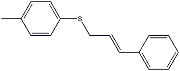 cinnaMyl(p-tolyl)sulfane Structure