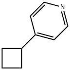 Pyridine, 4-cyclobutyl- Structure