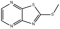 2-(메틸티오)티아졸로[4,5-b]피라진 구조식 이미지