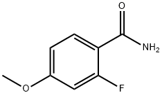 2-FLUORO-4-METHOXYBENZAMIDE Structure