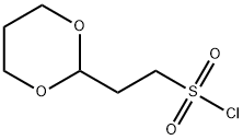 1,3-Dioxane-2-ethanesulfonyl chloride 구조식 이미지