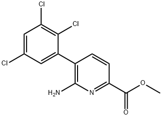 Methyl 6-aMino-5-(2,3,5 - trichlorophenyl)pyridine-2-carboxylate Structure