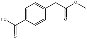 4-(2-methoxy-2-oxoethyl)benzoic acid Structure