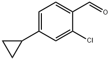 2-클로로-4-사이클로프로필벤즈알데히드 구조식 이미지