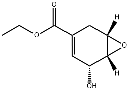 (1S,5R,6R)-5-Hydroxy-7-oxabicyclo[4.1.0]hept-3-ene-3-carboxylic Acid Ethyl Ester 구조식 이미지