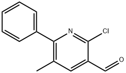 2-Chloro-5-Methyl-6-phenylnicotinaldehyde 구조식 이미지
