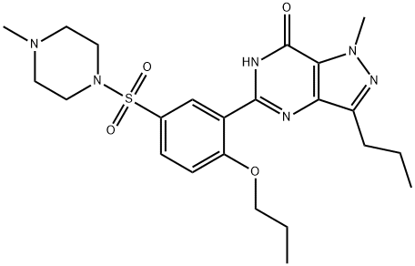 Propoxyphenyl Sildenafil Structure