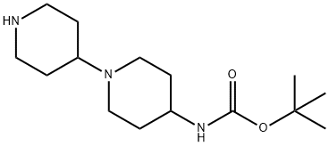 tert-부틸1-(피페리딘-4-일) 구조식 이미지