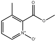 2-(메톡시카르보닐)-3-메틸피리딘1-옥사이드 구조식 이미지
