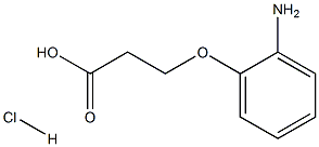 3-(2-AMinophenoxy)propanoic acid hydrochloride 구조식 이미지