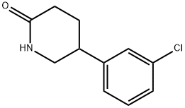 5-(3-Chlorophenyl)-2-piperidone 구조식 이미지