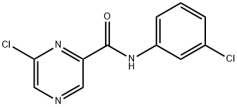 6-Chloro-N-(3-chlorophenyl)pyrazine-2-carboxaMide Structure