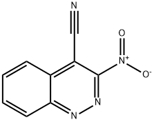3-NITRO-4-CINNOCARBONITRILE Structure