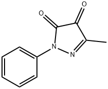 1H-피라졸-4,5-디온,3-메틸-1-페닐- 구조식 이미지