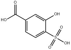 3-Hydroxy-4-sulfobenzoic Acid Structure