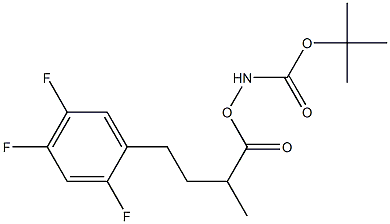 Benzenebutanoicacid,b-[[(1,1-diMethylethoxy)carbonyl]aMino]-2,4,5-trifluoro-,Methylester,(bR)- Structure