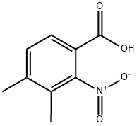 3-Iodo-4-methyl-2-nitrobenzoicacid 구조식 이미지
