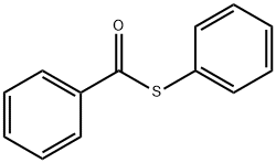 Benzenecarbothioic acid, S-phenyl ester 구조식 이미지