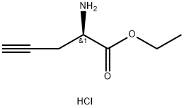 ethyl 2-aMino-4-pentynoate  Monohydrochloride 구조식 이미지