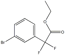 Ethyl 2-(3-broMophenyl)-2,2-difluoroacetate 구조식 이미지
