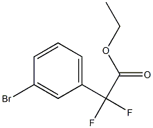 Ethyl 2-(3-broMophenyl)-2,2-difluoroacetate Structure