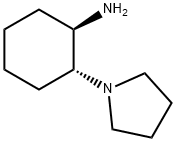 (1R,2R) 2-(1-pyrrolidinyl)-cyclohexanaMine Structure