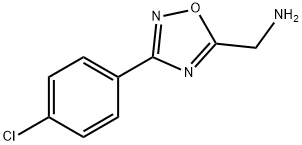 [3- (4-хлорфенил) -1,2,4-оксадиазол-5-ил] метанамин структурированное изображение