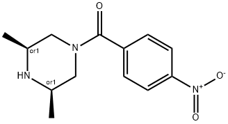 ((3S,5R)-3,5-diMethylpiperazin-1-yl)(4-nitrophenyl)Methanone 구조식 이미지